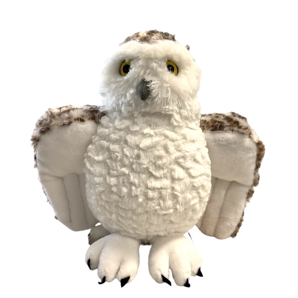 Wild Republic Plush Snowy Owl Toy 12”